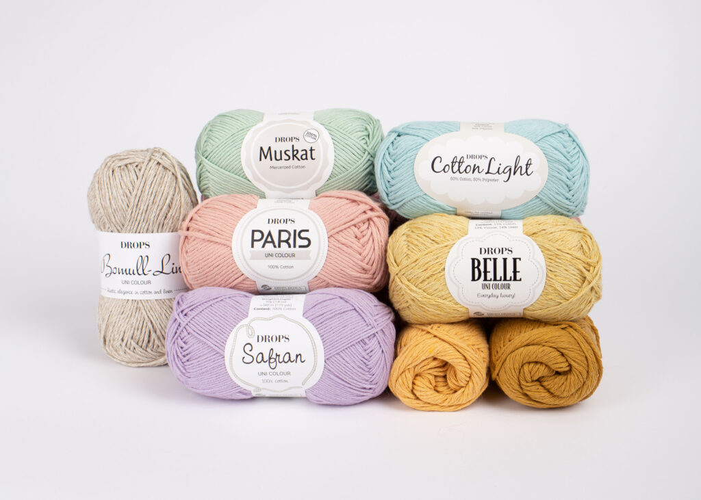 DROPS puuvillased lõngad